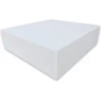 Dibapur WHITE: (80x200x7 cm) Orthopädische Kaltschaummatratze / Akustikschaumstoff - H2 - Ohne Bezug - Germany