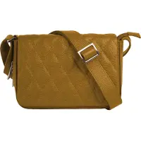 Cluty Henkeltasche "Damen echt Leder, Made in Italy", Damen, Gr. B/H/T: 20cm x 13cm x 5cm onesize, gelb, Leder, Taschen Henkeltasche, echt Leder, Made in Italy