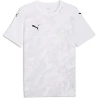 Puma teamFINAL Graphic Jersey, Größe:128, Farben Serie :White-Black-Feather Gray