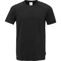 Uhlsport T-Shirt "T-Shirt ID", Herren, Gr. XXL, schwarz, Obermaterial: 97% Baumwolle CO(Bio). 3% Elasthan EL., Shirts T-Shirt