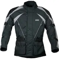 GMS Twister Motorrad Textiljacke, schwarz/grau, M
