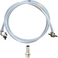 BieTal Bier Schlauch Leitung 150cm Messing Tülle 7 mm Bierschlauch Zapfanlage