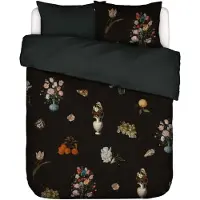 Essenza Satin Bettwäsche-Garnitur Amadee Farbe Black Größe 140x200+70x90