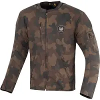 Merlin Covert Camo Motorrad Wachsjacke, braun, 3XL