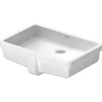 Duravit Einbauwaschtisch Vero 48,5x31,5cm, EB v unt, o. HL, m ÜL, weiß