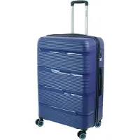 Dielle Koffer Serie 170 Modell 17070BL, 77 cm, erweiterbar, TSA-Schloss, 4 Doppelrollen