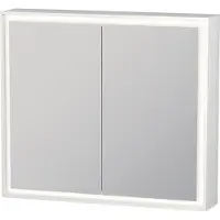 Duravit Spiegelschrank L-Cube 80x70x15,5cm, we. ma, m Waschp.-Bel.