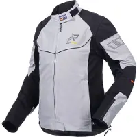 Rukka Airgobina Damen Motorrad Textiljacke, hellgrau/schwarz, 34