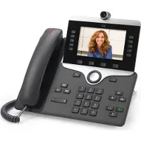Cisco IP PHONE 8845, IP-Telefon, Anthrazit, Kabelgebundenes Mobilteil, Polycarbonat, Tisch/Wand, LCD