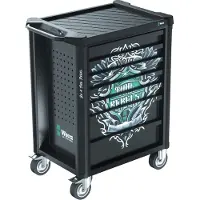 Wera 05150130001, Kunststoff, Schwarz, 7 Schublade(n), 250 kg, 785 mm, 518 mm