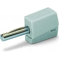 Wago 215-811 Bananenstecker,für Buchsendurchmesser 4 mm,grau 215811 - 50 Stück