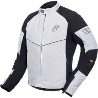 Rukka Airgobi Motorrad Textiljacke, hellgrau/schwarz, 56
