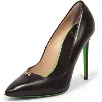 La Martina H9961 decollete donna woman vintage effect shoes brown