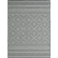 The Carpet Outdoor Indoor Teppich Flachgewebe Küchenteppich Balkon Terasse Beige Grau