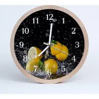 Tulup Holzuhr 20fi cm wanduhr - Zitronen Wohnzimmer