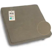 Kettler Herlag Loungekissen Sunny, Sitzkissen 70x70x8,5cm Taupe, Wetterfestes Premiumkissen für Gartenlounge, Waschbares Gartenkissen, UV- & Fleckschutz