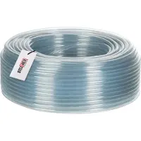 STEIGNER Benzinschlauch Wasserschlauch PVC Schlauch Transparent, Durchmesser: 6-9 mm, Länge: 50 m, SBS-07-50