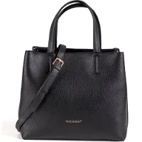 Vivisence Elegante große Handtasche Polyurethan Damen Tragetasche mit Organizer und Schultergurt für Arbeit, Einkauf, Alltag