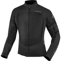 Bogotto Alastor Air Mesh Damen Motorrad Textiljacke, schwarz, S