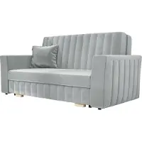 Mirjan 24 Schlafsofa Viva Glam III, Couch, Bettkasten und Schlaffunktion, Polstersofa vom Hersteller, Wohnzimmer (Farbe: Paros 5)