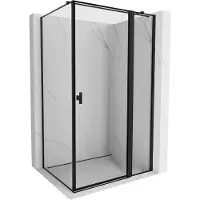 Mexen Mist T Duschkabine rechts öffnend 70 x 95 cm, schwarzer Rahmen, schwarz - 8A4T-070-095-70-70-P