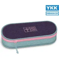 ARS UNA Schlamper-Etui Basic , violett-türkis, für Mädchen