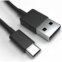Goobay USB-C Ladekabel für Black View BV7000 Pro Schwarz 3 m