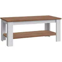 AX Living Wohnzimmer Tisch Palmano – 120 cm breit, Andersen Kiefer