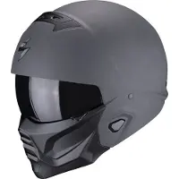 Scorpion Exo-Combat II Graphite Dark Grau Jethelm Größe XS