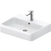 Duravit Aufsatzwaschtisch Qatego 60x47cm, w g, m HL, Ü, HL, geschli.