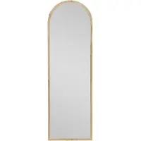 Dmora Spiegel Zaniah 50x160h cm Braun Gestell Glas