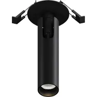 Maytoni Einbaustrahler Focus T LED incl. Schwarz aus Aluminum 6W für Küche, Schlafzimmer, Wohnzimmer, Esszimmer, Lobby