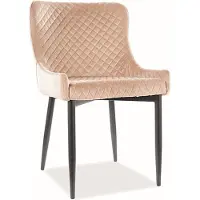 Feldmann-Wohnen Esszimmerstuhl Küchenstuhl Set Colin beige 6er Set