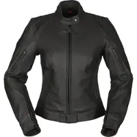 Modeka Helena Damen Motorrad Lederjacke, schwarz, 40