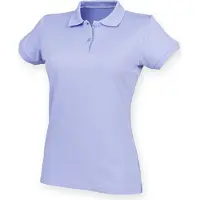 Henbury H476 | Damen Coolplus Wicking Polo Shirt / Mikro-Piqué - Farbe: Lavender - Größe: XL