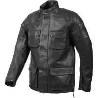 Rukka R.S. Zoorace Motorrad Lederjacke, schwarz, 48