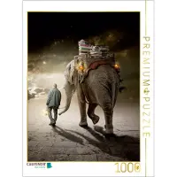 CALVENDO Puzzle Mit leichtem Gepäck 1000 Teile Lege-Größe 48 x 64 cm Foto-Puzzle Bild von Brigitte Kuckenberg-Wagner, 1000 Stück(e), andere, 14 Jahr(e)
