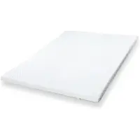 11.11 SRLS The White stone Topper Memory Foam für Einzelbett 85x200