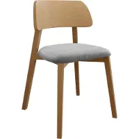 Mirjan 24 Stuhl Dario, Wohnzimmer, Modern Kollektion, Esszimmerstuhl, Holzkonstruktion (Farbe: Magic Velvet 2240, Holzfarbe: Natur)