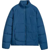 4F Herren Winterjacke wasserabweisend, reißfest, mit hohem Kragen und synthetischer Daunenfüllung