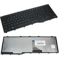 Trade-Shop Laptop Tastatur / Notebook Keyboard Ersatz Deutsch QWERTZ mit Rahmen für Fujitsu-Siemens Lifebook A532 AH532 AH532-G21 AH532-G52 AH532-GFX