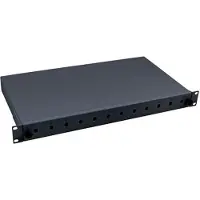 EFB Elektronik 53600TS.3 Spleißbox 24SC(D)-Front ausziehbar, RAL9005, 1HE 53600TS3