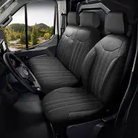 Generics Sitzbezüge Mercedes Vito 2014 - heute – Miami schwarz – perfekte Passform (Sitz/Bank)