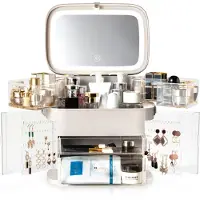 RIO Kosmetikkoffer mit dimmbarem Touch-Spiegel Ultimate Beauty Storage Box with Dimmable Mirror