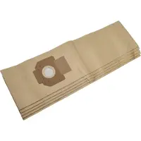VHBW 5x Staubbeutel kompatibel mit Celma POW 0348 Staubsauger - 38cm x 22cm braun