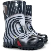 Demar Kinder Gummistiefel Kinderstiefel Regenstiefel Regenschuhe Zebra Reflektiernd 34/35
