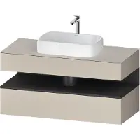 Duravit Waschtischunterschrank Qatego 120x55x60cm, gra m/ta m, Pl, 1 Kast