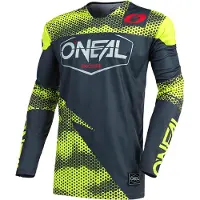 O'Neal Herren Bike Oberteil MAYHEM Jersey COVERT, Größe:S, Farben:charcoal/neon yellow