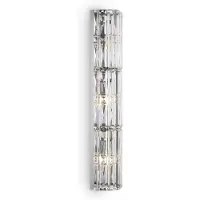 Maytoni Facet Wandleuchten MOD094WL-03CH 3xE14, Silber, aus Metall, exkl. Leuchtmittel