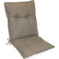 Kettler Herlag Niedriglehner-Stuhlauflage AVA Sun-Guard 103x50x9cm Taupe Polster für Gartenstuhl extra dick UV- & Fleckschutz